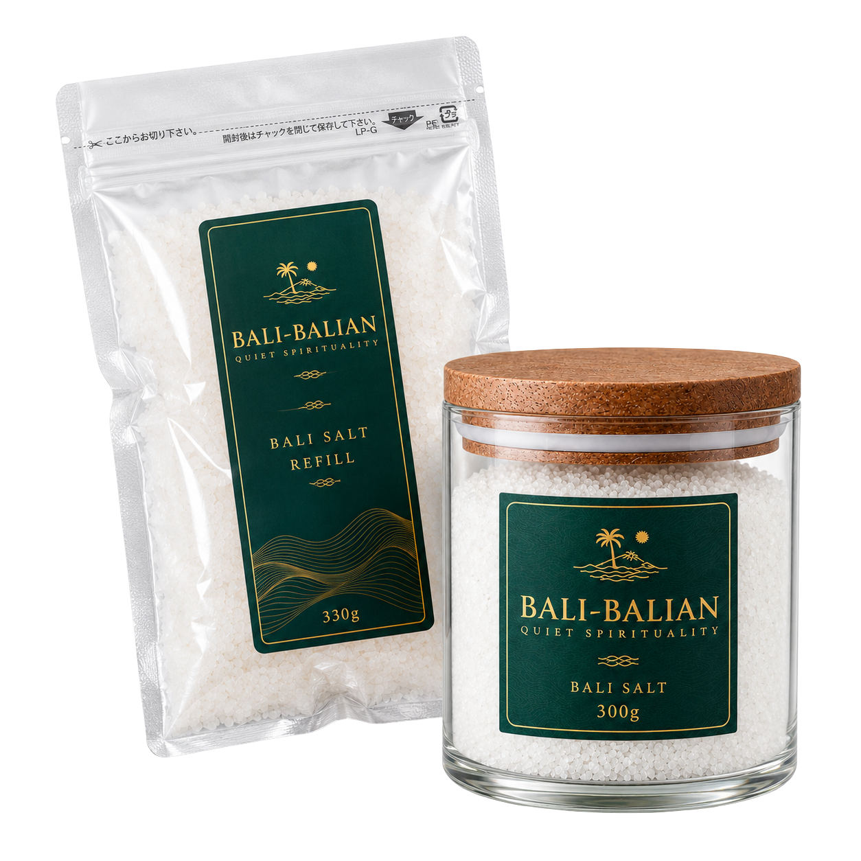 BALI SALT(バリソルト) 300g|バリ島クサンバ村の伝統天日塩