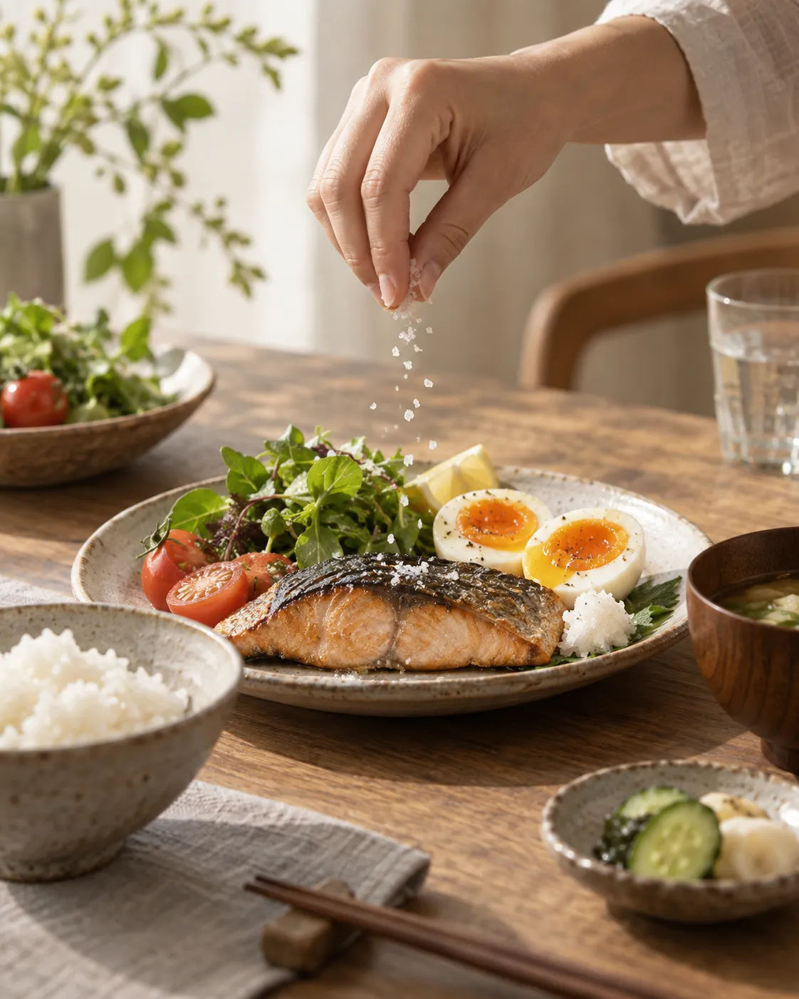 BALI SALTをいつもの料理にひとふりする食卓